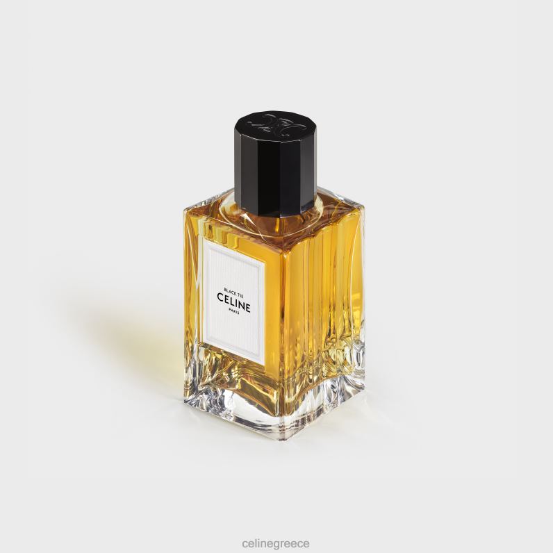 μαύρη γραβάτα αρώματος 3,4 φλιτζ για άνδρες και γυναίκες CELINE 640PT1438 αξεσουάρ ένα χρώμα