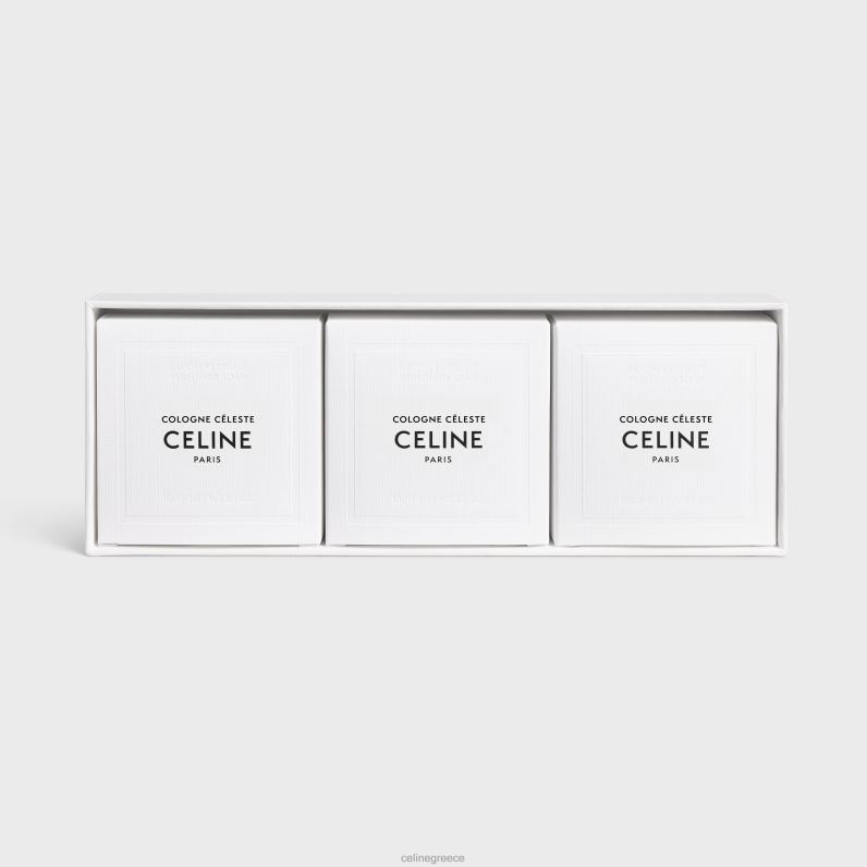 αρωματικά σαπούνια setcologne celeste 3x100γρ για άνδρες και γυναίκες CELINE 640PT1476 αξεσουάρ ένα χρώμα