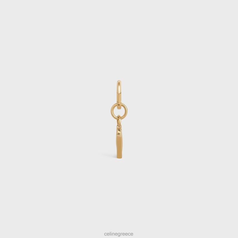 v γούρι σε ορείχαλκο γυναίκες CELINE 640PT542 αξεσουάρ χρυσός