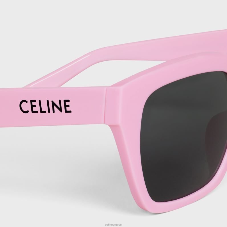 μονόχρωμα 03 γυαλιά ηλίου σε acetate γυναίκες CELINE 640PT1128 αξεσουάρ ανοιχτό ροζ