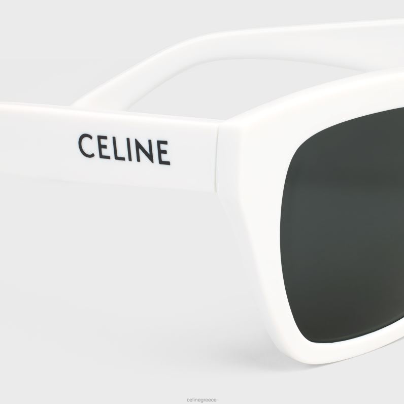 μονόχρωμα 03 γυαλιά ηλίου σε acetate γυναίκες CELINE 640PT1129 αξεσουάρ άσπρο