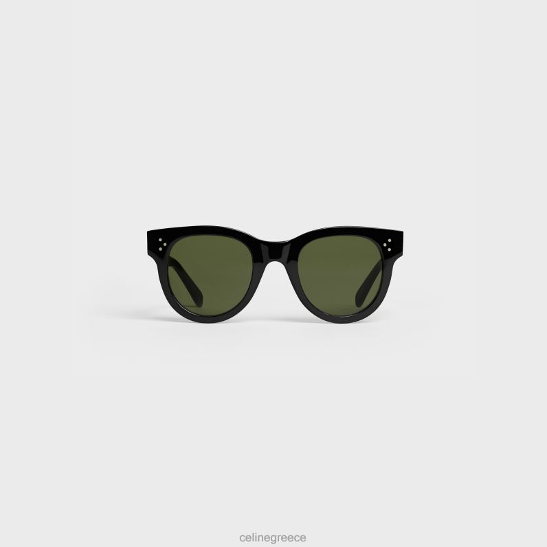 γυαλιά ηλίου cat eye s003 σε acetate με φακούς ορυκτού γυαλιού γυναίκες CELINE 640PT1135 αξεσουάρ μαύρος