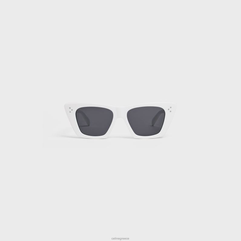 γυαλιά ηλίου cat eye s187 σε acetate γυναίκες CELINE 640PT1131 αξεσουάρ άσπρο