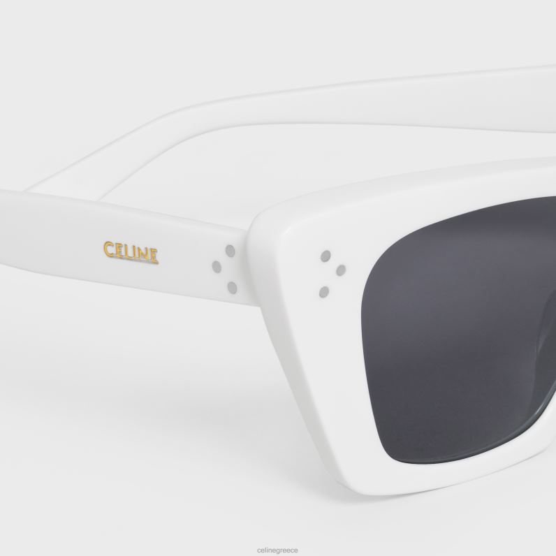 γυαλιά ηλίου cat eye s187 σε acetate γυναίκες CELINE 640PT1131 αξεσουάρ άσπρο