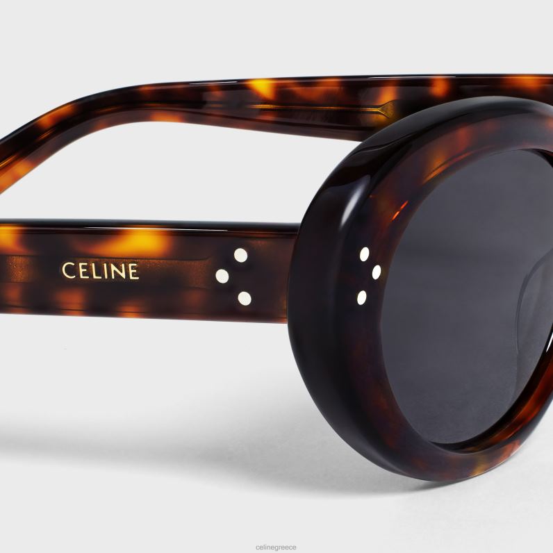 γυαλιά ηλίου cat eye s193 σε acetate γυναίκες CELINE 640PT1133 αξεσουάρ σκοτεινή Αβάνα