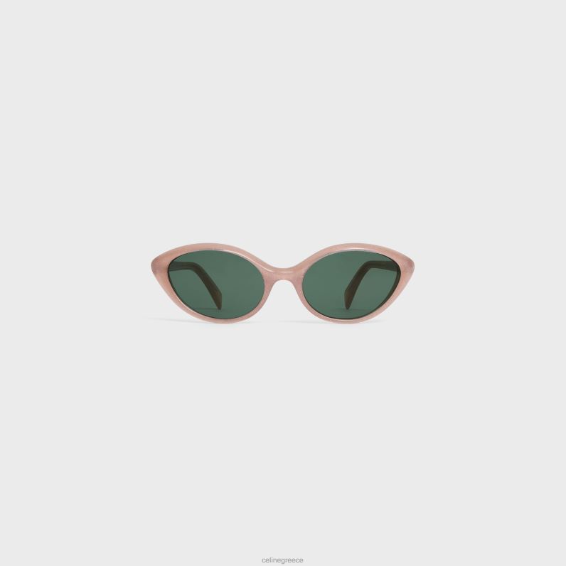 γυαλιά ηλίου cat eye s264 σε acetate γυναίκες CELINE 640PT1140 αξεσουάρ ροζ γκλίτερ