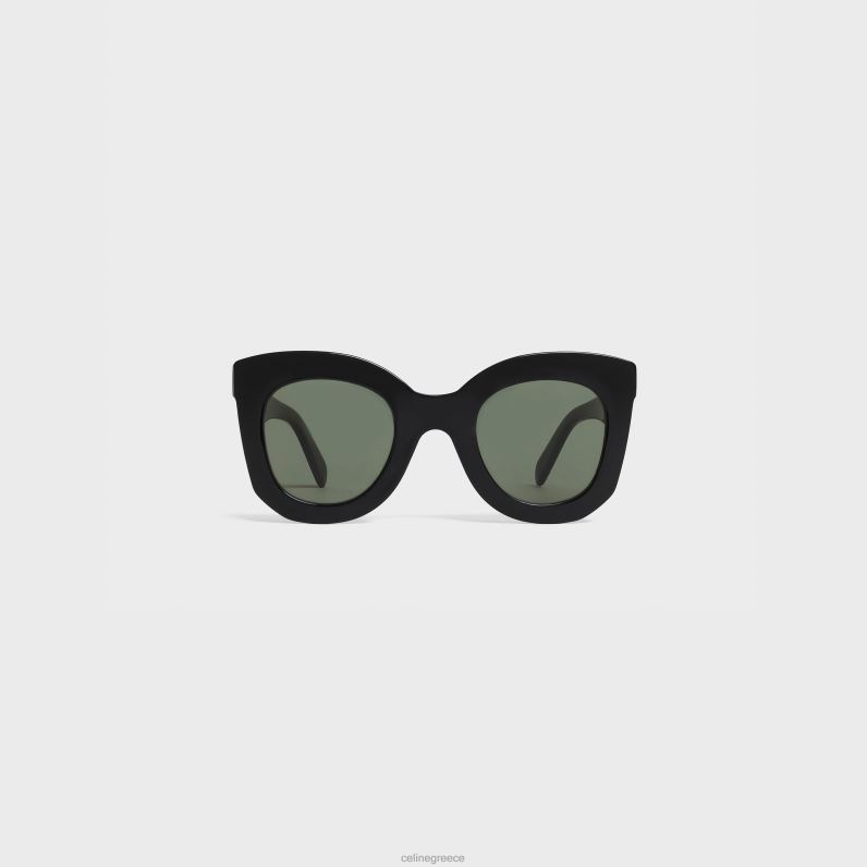 γυαλιά ηλίου πεταλούδα s005 σε οξικό άλας γυναίκες CELINE 640PT1155 αξεσουάρ μαύρος