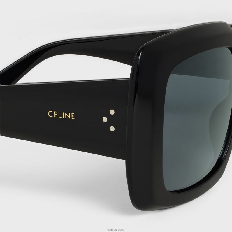 τετράγωνα γυαλιά ηλίου s263 σε acetate γυναίκες CELINE 640PT1149 αξεσουάρ μαύρος
