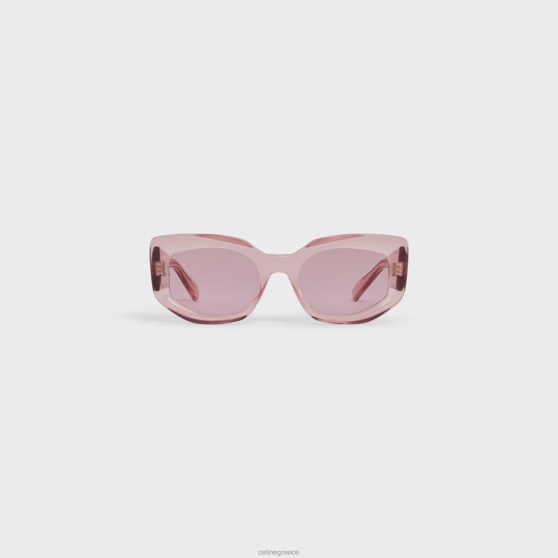 γραφικά γυαλιά ηλίου s277 σε acetate γυναίκες CELINE 640PT1036 αξεσουάρ κρυστάλλινο ροζ