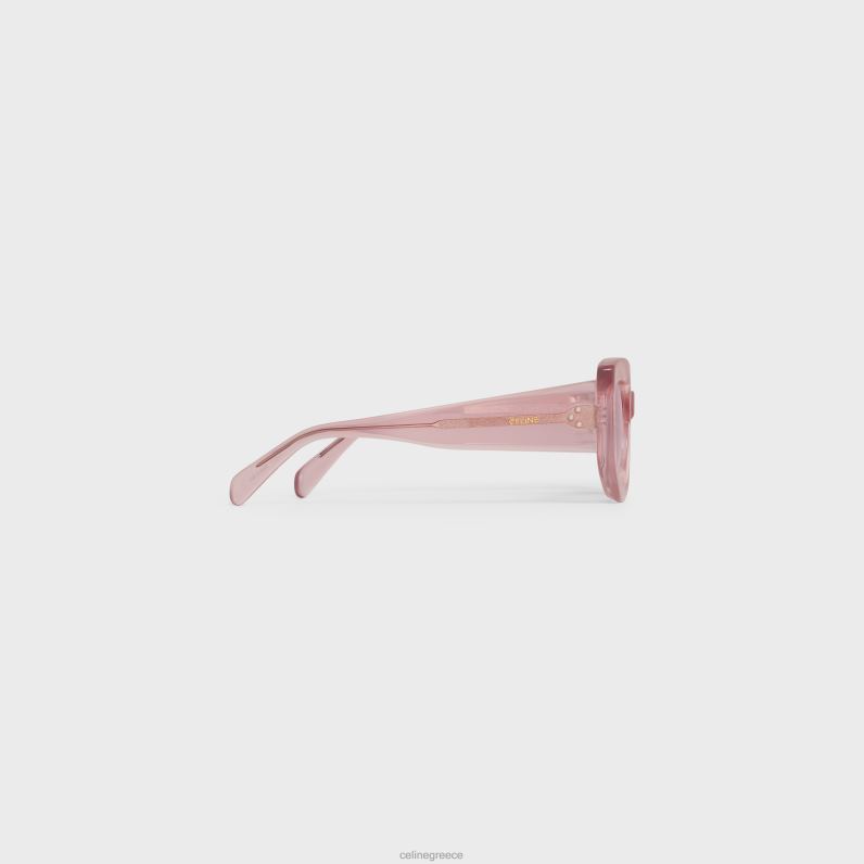 γραφικά γυαλιά ηλίου s277 σε acetate γυναίκες CELINE 640PT1036 αξεσουάρ κρυστάλλινο ροζ