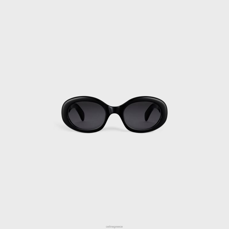 γυαλιά ηλίου triomphe 01 σε acetate γυναίκες CELINE 640PT1098 αξεσουάρ μαύρος