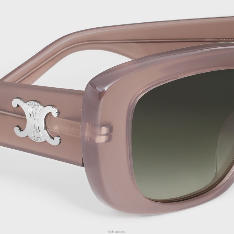γυαλιά ηλίου triomphe 04 σε acetate γυναίκες CELINE 640PT1104 αξεσουάρ γαλακτώδες φουντούκι