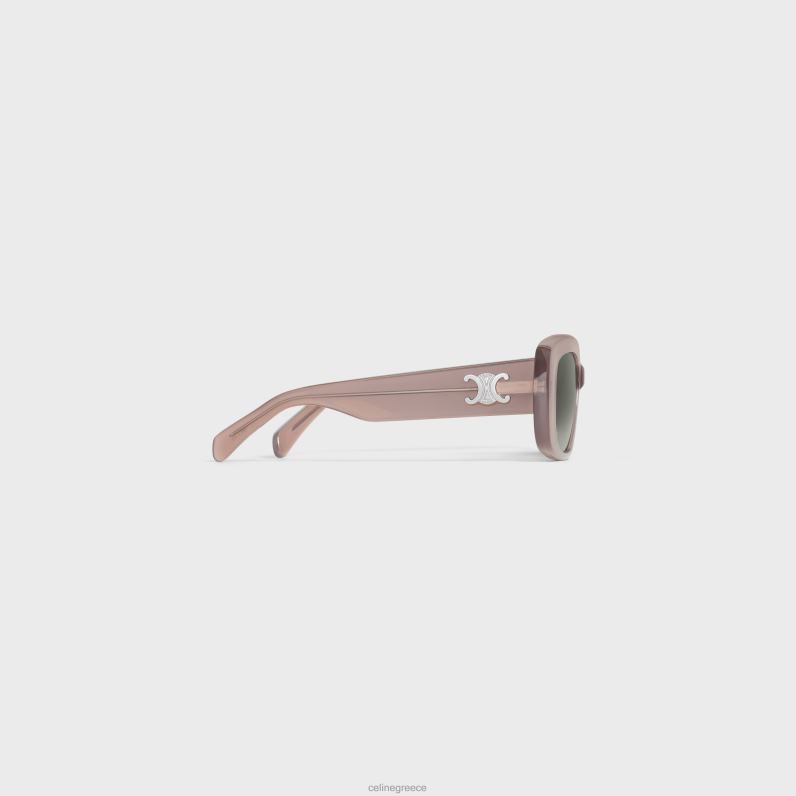 γυαλιά ηλίου triomphe 04 σε acetate γυναίκες CELINE 640PT1104 αξεσουάρ γαλακτώδες φουντούκι