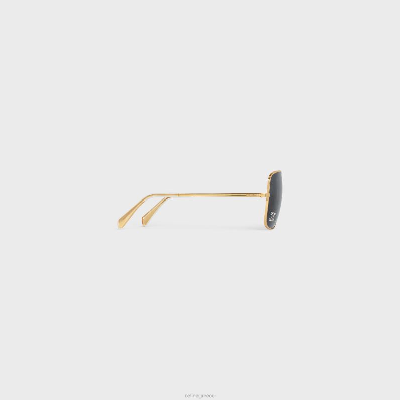 γυαλιά ηλίου triomphe rhinestone 01 από μέταλλο με κρύσταλλα γυναίκες CELINE 640PT1120 αξεσουάρ χρυσός/καπνός