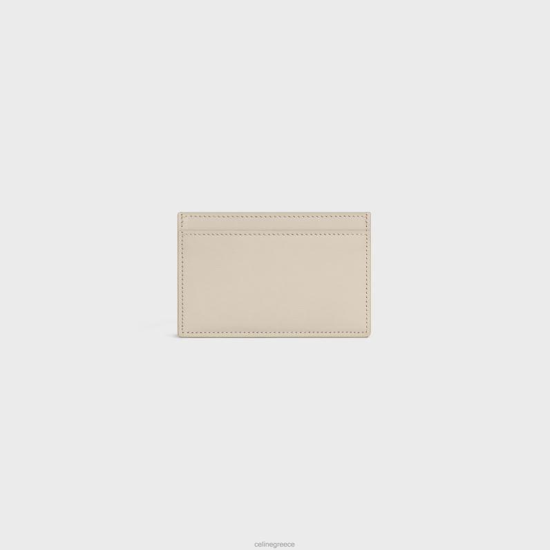 κάρτα cuir triomphe σε γυαλιστερό δέρμα μοσχαριού γυναίκες CELINE 640PT430 αξεσουάρ ελαφριά πέτρα