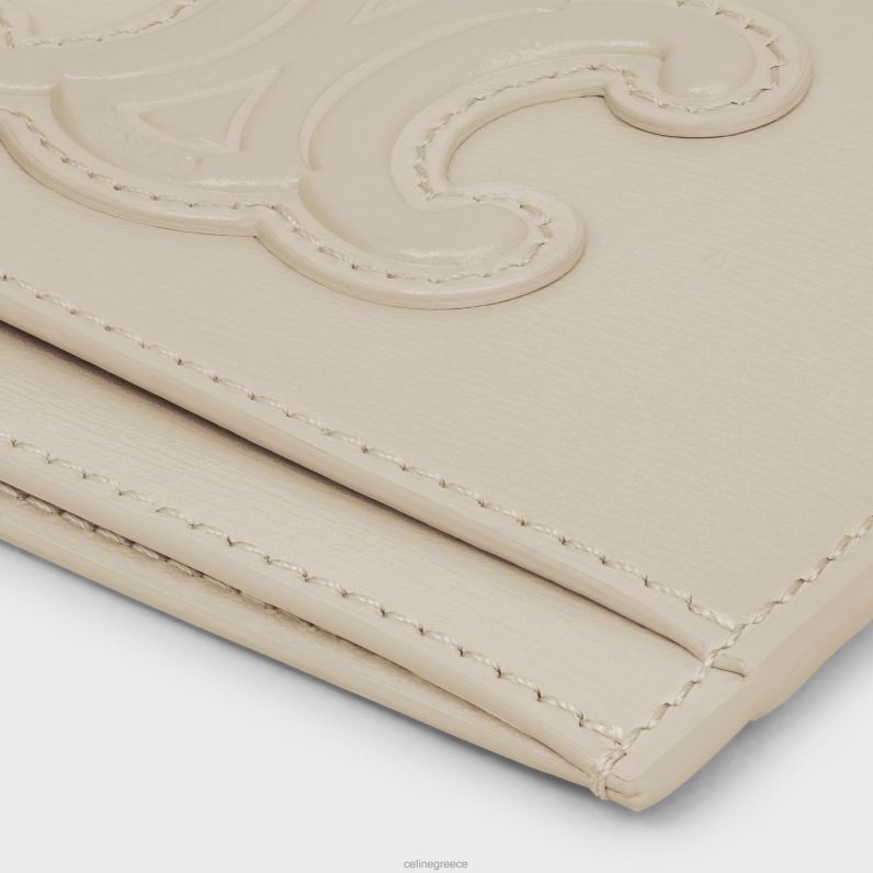 κάρτα cuir triomphe σε γυαλιστερό δέρμα μοσχαριού γυναίκες CELINE 640PT430 αξεσουάρ ελαφριά πέτρα