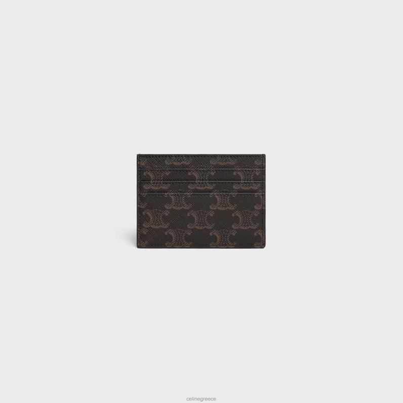 Θρίαμβος κάρτας σε καμβά triomphe γυναίκες CELINE 640PT490 αξεσουάρ βυρσοδέψω