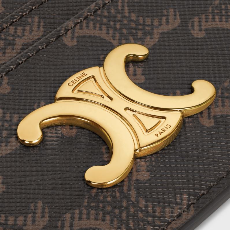 Θρίαμβος κάρτας σε καμβά triomphe γυναίκες CELINE 640PT490 αξεσουάρ βυρσοδέψω