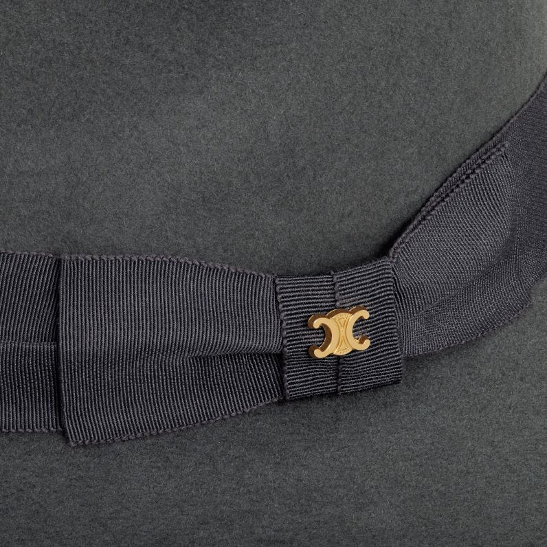 καπέλο Fedora σε τσόχα γυναίκες CELINE 640PT1194 αξεσουάρ gris