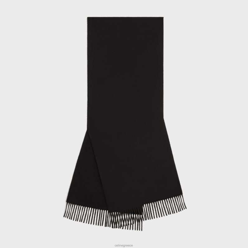 κασκόλ από κασμίρ άνδρες CELINE 640PT2259 αξεσουάρ μαύρος