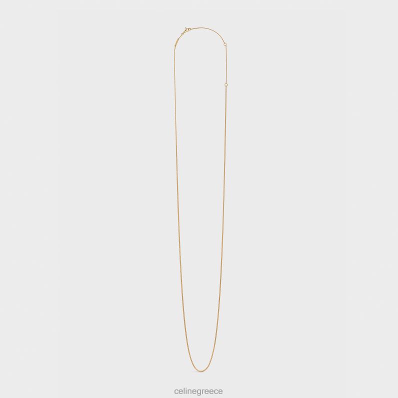 διαχωριζόμενη αλυσίδα από ορείχαλκο με φινίρισμα γυναίκες CELINE 640PT1358 αξεσουάρ χρυσός
