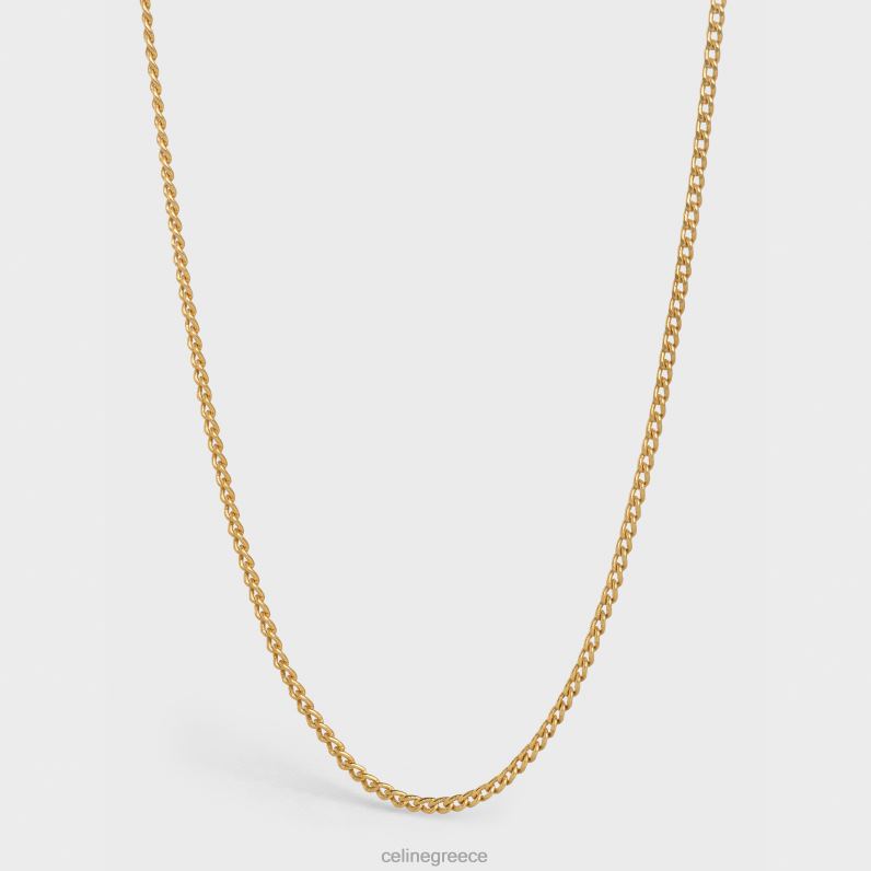 διαχωριζόμενη αλυσίδα από ορείχαλκο με φινίρισμα γυναίκες CELINE 640PT1358 αξεσουάρ χρυσός