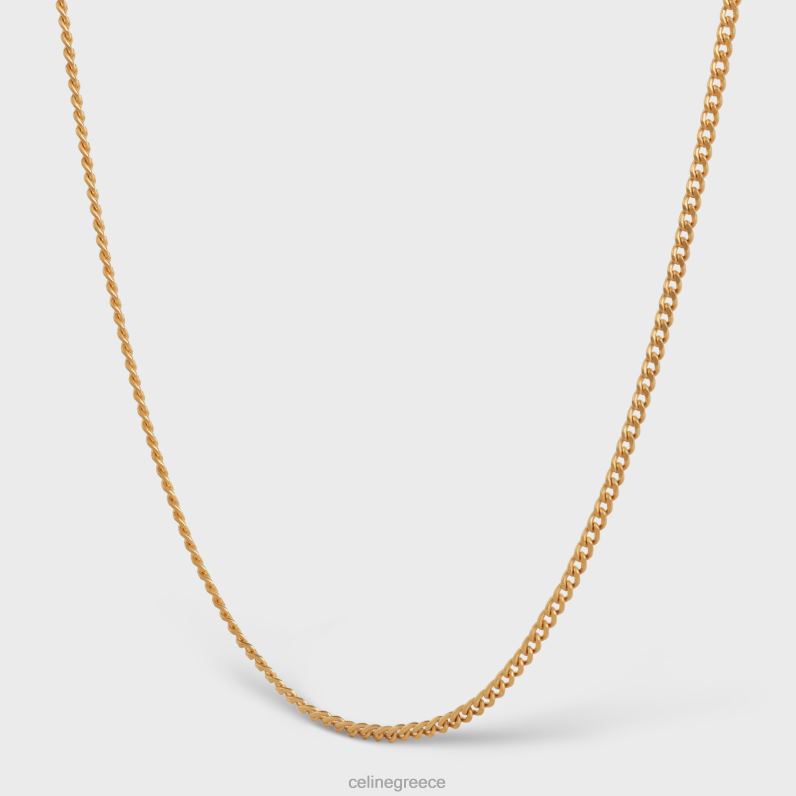διαχωριζόμενες κοντή αλυσίδα σε ορείχαλκο με φινίρισμα γυναίκες CELINE 640PT1359 αξεσουάρ χρυσός