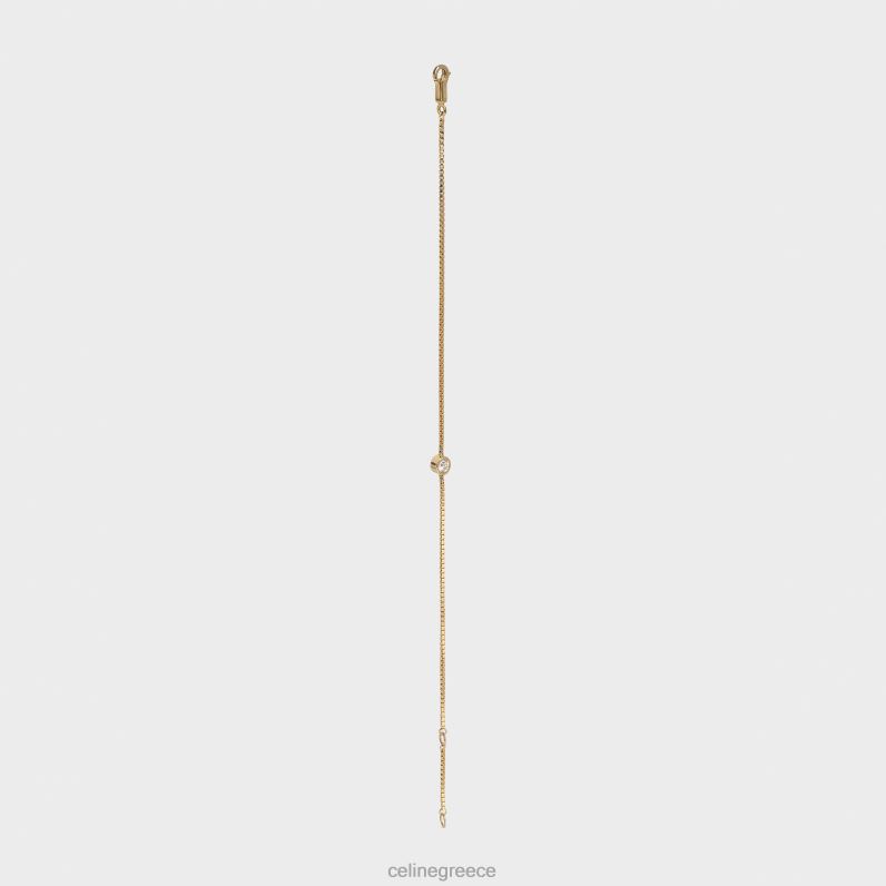 συναισθηματικό βραχιόλι μπριγιάν σε διαμάντι γυναίκες CELINE 640PT1401 αξεσουάρ κίτρινο χρυσό & λευκό