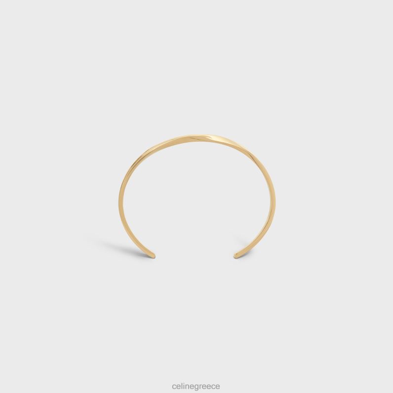 βραχιόλι στρέψης μέσα γυναίκες CELINE 640PT1406 αξεσουάρ κίτρινος χρυσός