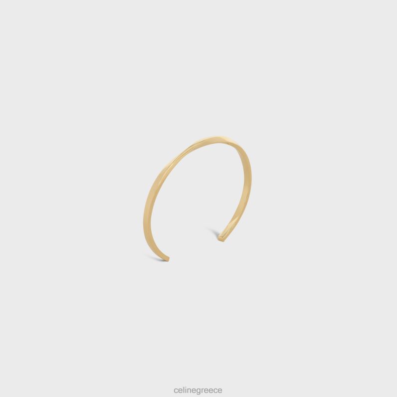 βραχιόλι στρέψης μέσα γυναίκες CELINE 640PT1406 αξεσουάρ κίτρινος χρυσός
