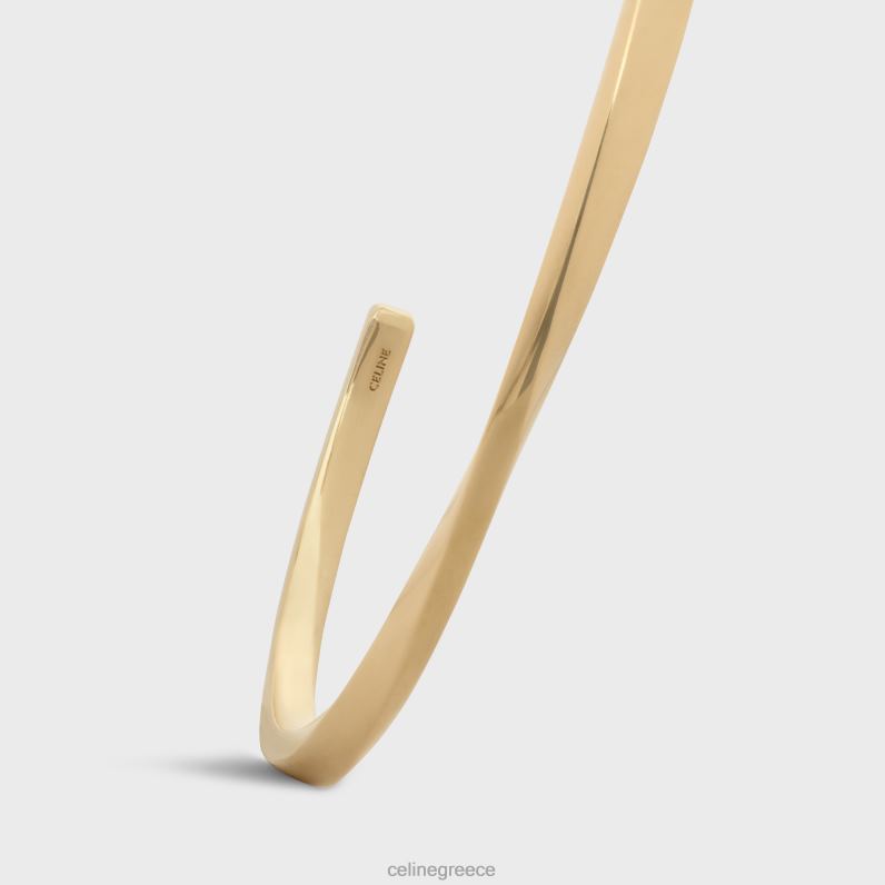 βραχιόλι στρέψης μέσα γυναίκες CELINE 640PT1406 αξεσουάρ κίτρινος χρυσός