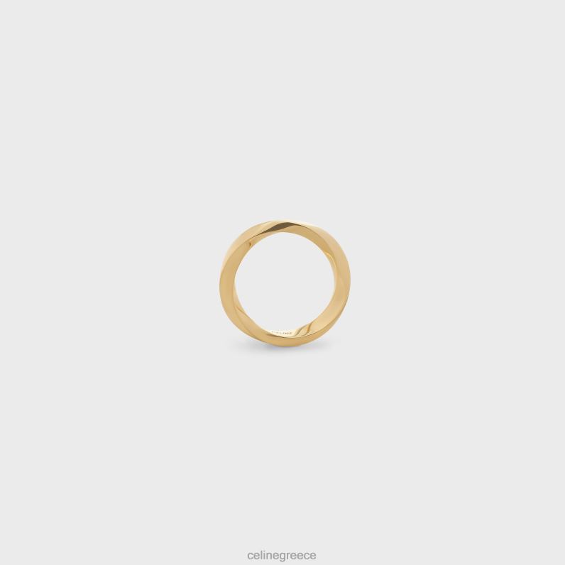 δακτύλιος στρέψης μέσα γυναίκες CELINE 640PT1411 αξεσουάρ κίτρινος χρυσός