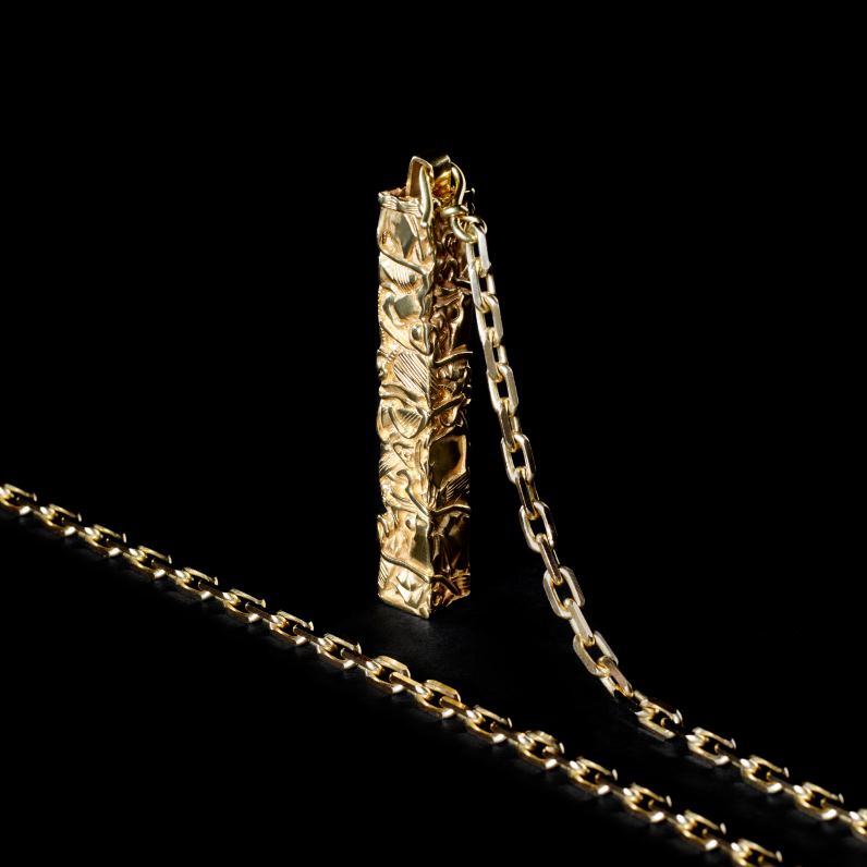 Κολιέ συμπίεσης cesar project σε βερμέιλ γυναίκες CELINE 640PT1361 αξεσουάρ χρυσός