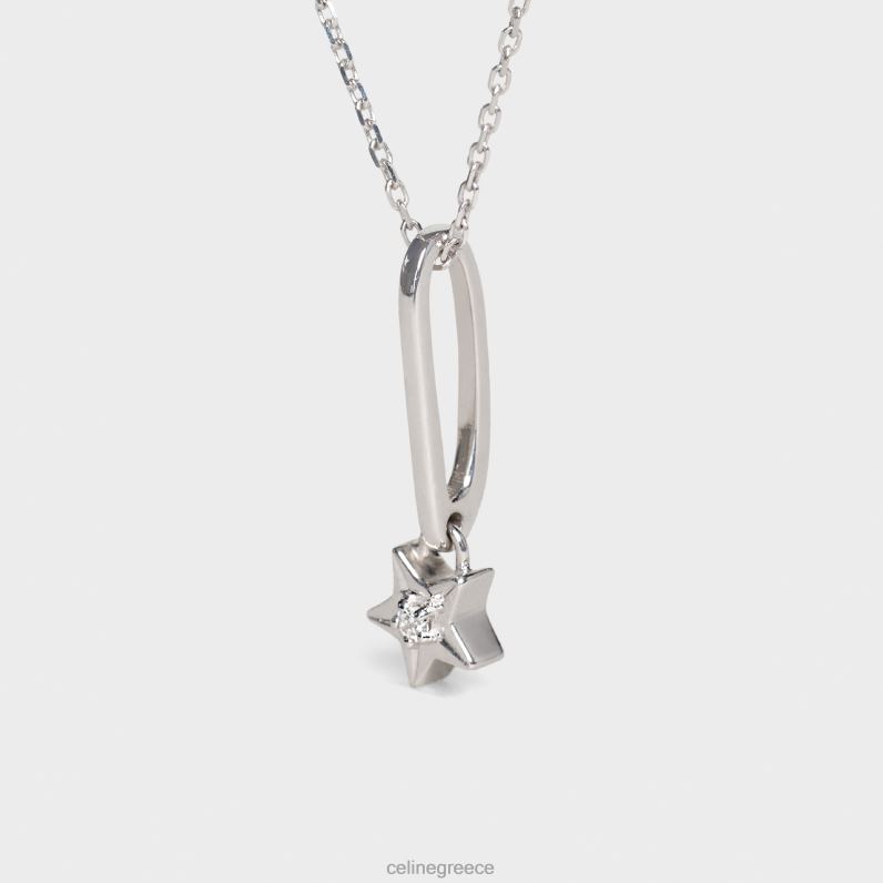 κολιέ etoile σε διαμάντι γυναίκες CELINE 640PT1417 αξεσουάρ λευκό χρυσό & λευκό