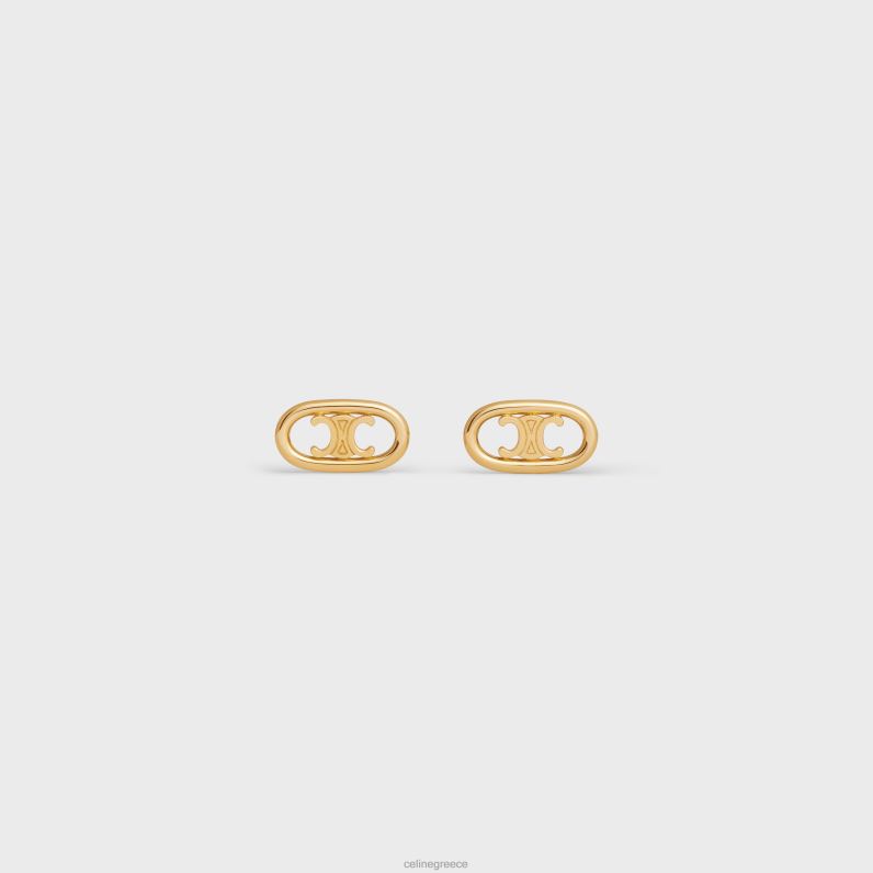 mailllon triomphe studs in γυναίκες CELINE 640PT1386 αξεσουάρ κίτρινος χρυσός