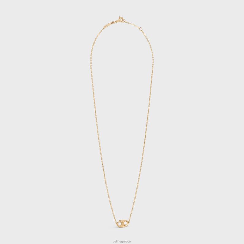 κολιέ θριάμβου maillon μέσα γυναίκες CELINE 640PT1383 αξεσουάρ κίτρινος χρυσός