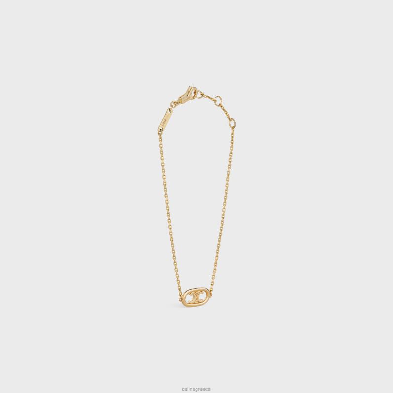 Βραχιόλι θριάμβου maillon μέσα γυναίκες CELINE 640PT1384 αξεσουάρ κίτρινος χρυσός