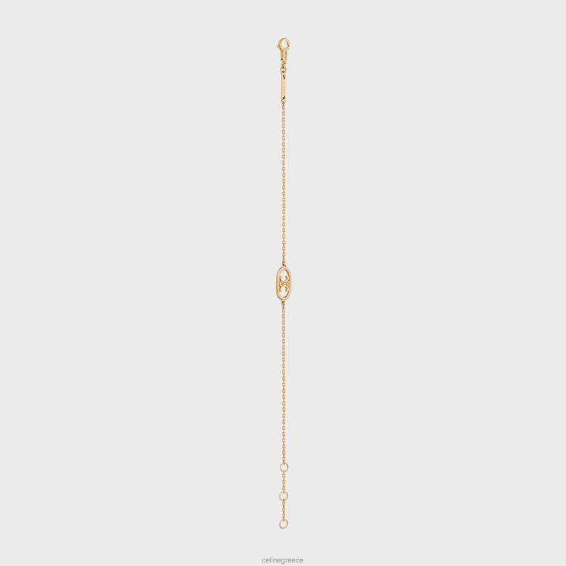 Βραχιόλι θριάμβου maillon μέσα γυναίκες CELINE 640PT1384 αξεσουάρ κίτρινος χρυσός