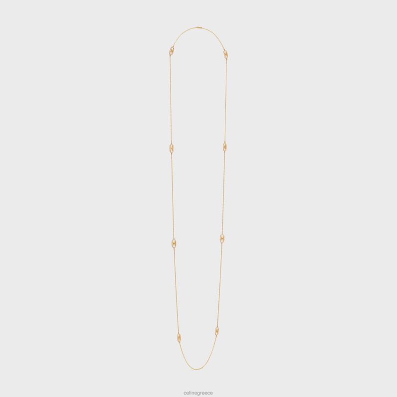 maillon triomphe sautoir σε διαμάντια γυναίκες CELINE 640PT1389 αξεσουάρ κίτρινο χρυσό & λευκό