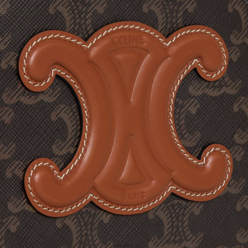 καμβάς θριάμβου μισής Σελήνης γυναίκες CELINE 640PT346 αξεσουάρ βυρσοδέψω