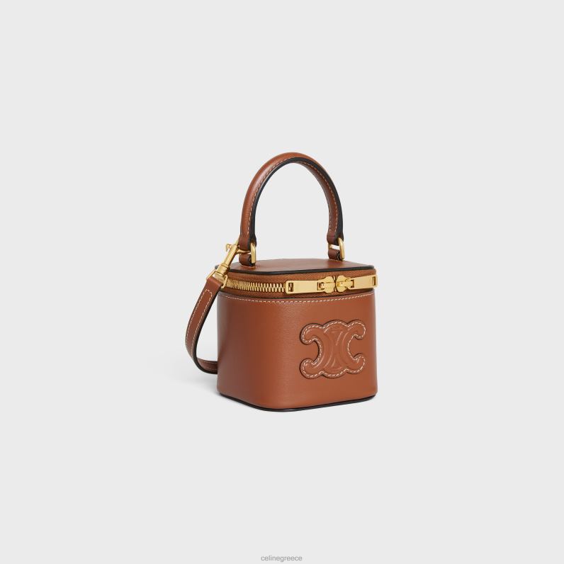 μίνι νεσεσέρ cuir triomphe σε απαλό δέρμα μοσχαριού γυναίκες CELINE 640PT342 αξεσουάρ βυρσοδέψω