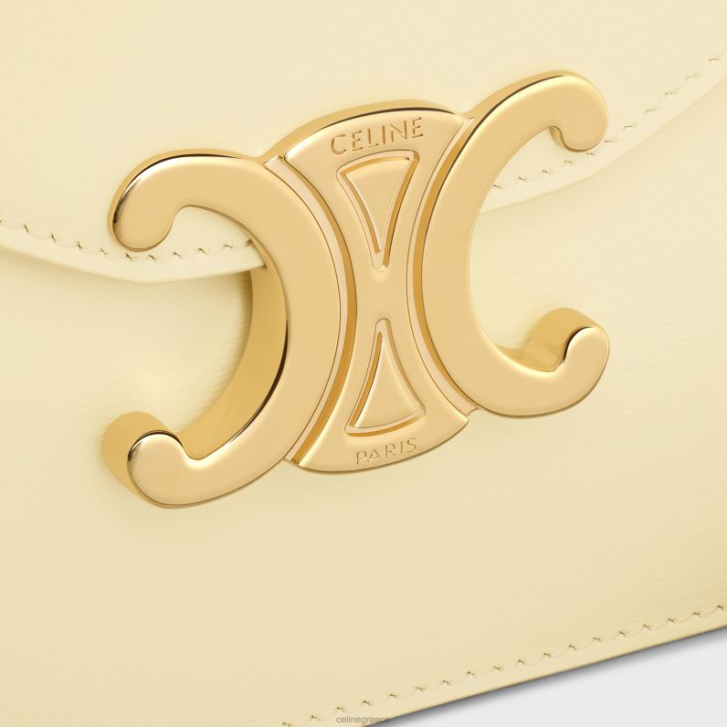 πορτοφόλι σε αλυσίδα margo σε γυαλιστερό δέρμα μοσχαριού γυναίκες CELINE 640PT355 αξεσουάρ ηλιακό φως