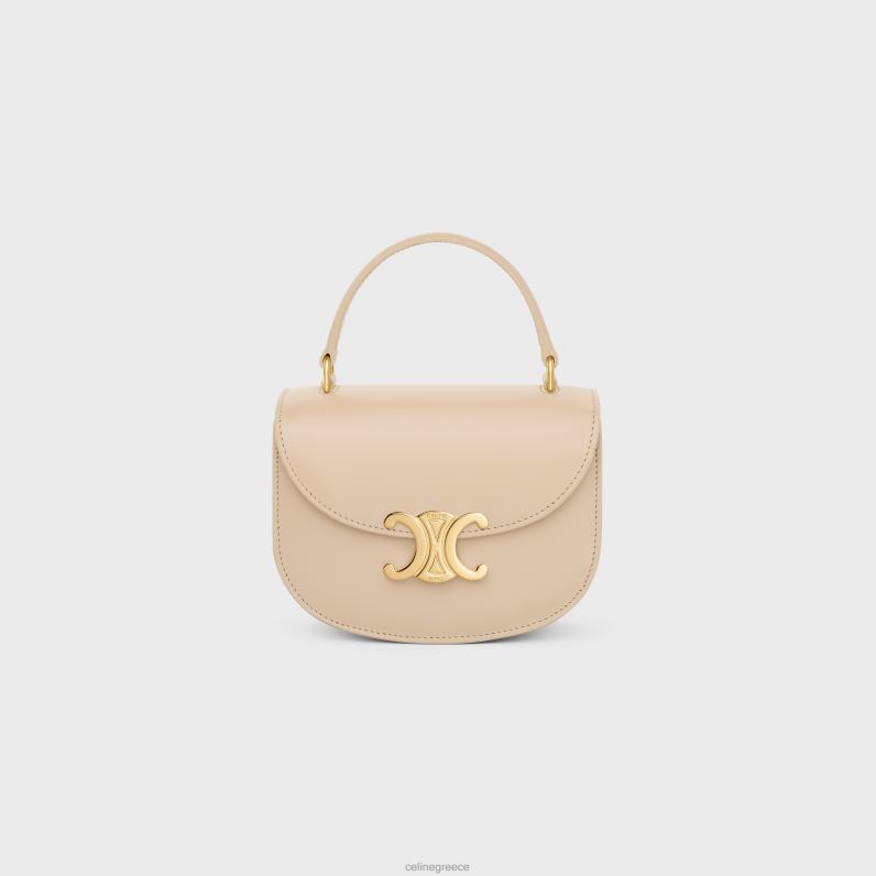 mini besace clea σε γυαλιστερό δέρμα μοσχαριού γυναίκες CELINE 640PT361 αξεσουάρ γυμνός