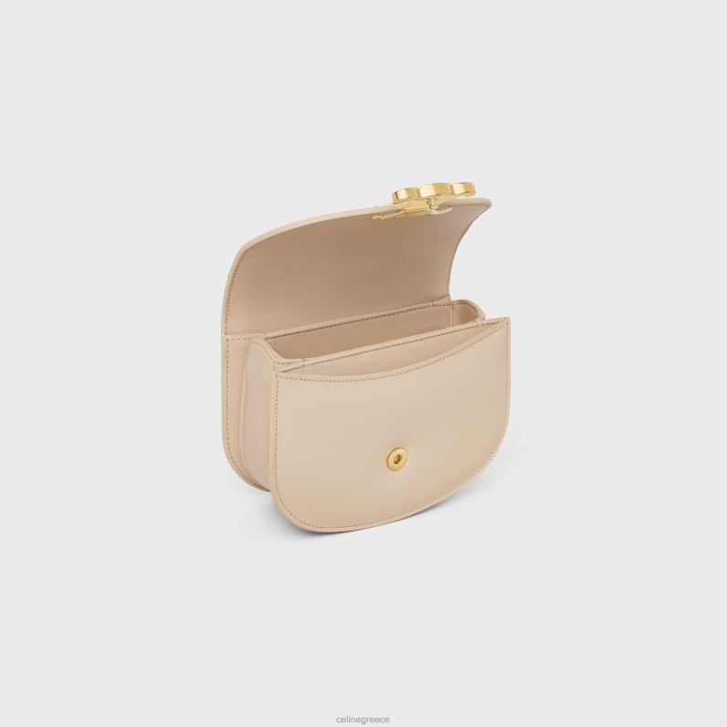 mini besace clea σε γυαλιστερό δέρμα μοσχαριού γυναίκες CELINE 640PT361 αξεσουάρ γυμνός