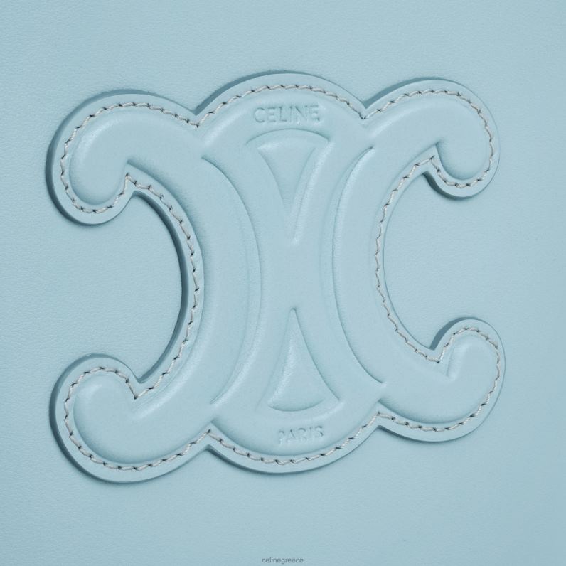 mini bucket cuir triomphe σε λείο δέρμα μοσχαριού γυναίκες CELINE 640PT380 αξεσουάρ Καλιφόρνια μπλε