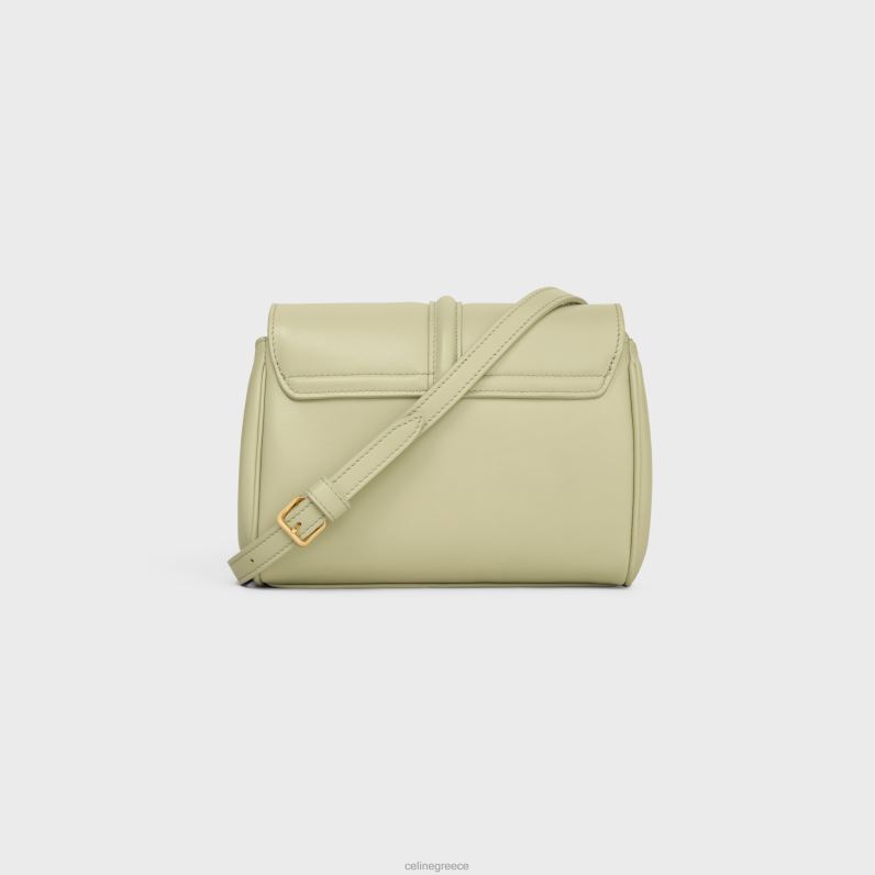 mini soft 16 σε λεία επιδερμίδα μοσχαριού γυναίκες CELINE 640PT395 αξεσουάρ πράσινο αμύγδαλο