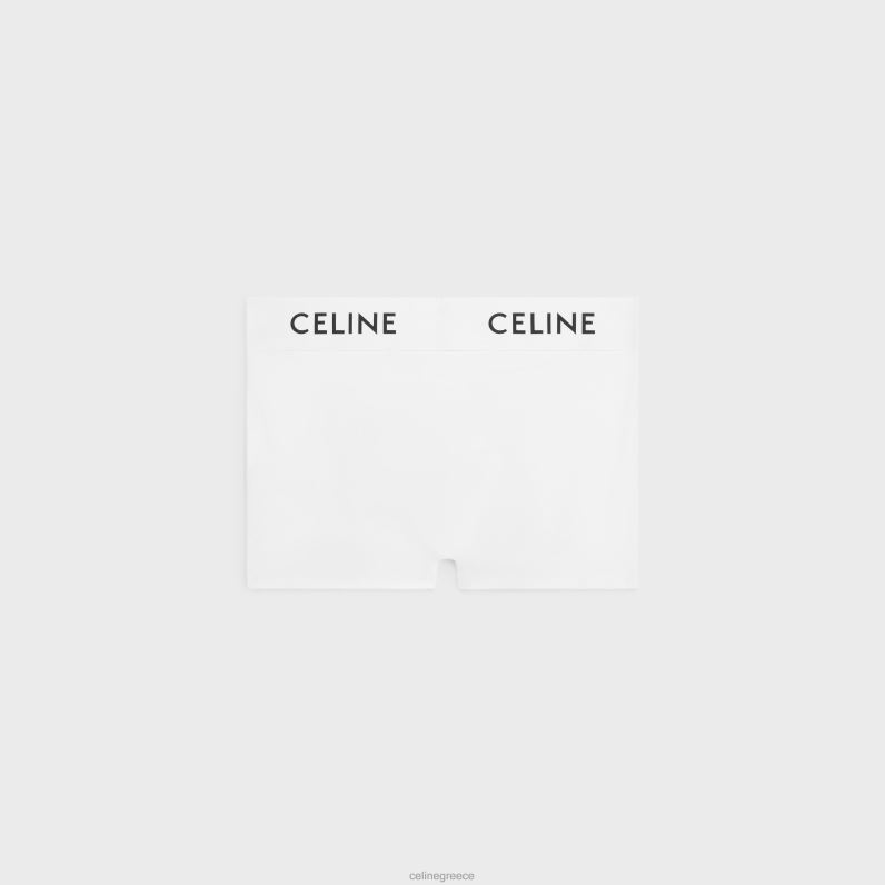 μπόξερ με βαμβακερή φανέλα άνδρες CELINE 640PT2273 αξεσουάρ άσπρο