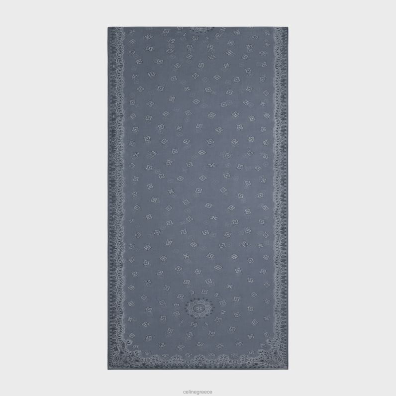 έκλεψε σε floral κασμίρι μουσελίνα γυναίκες CELINE 640PT1051 αξεσουάρ ελαφρύ τζιν