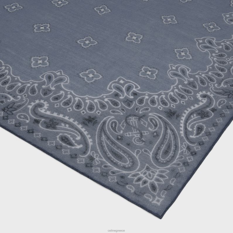 έκλεψε σε floral κασμίρι μουσελίνα γυναίκες CELINE 640PT1051 αξεσουάρ ελαφρύ τζιν