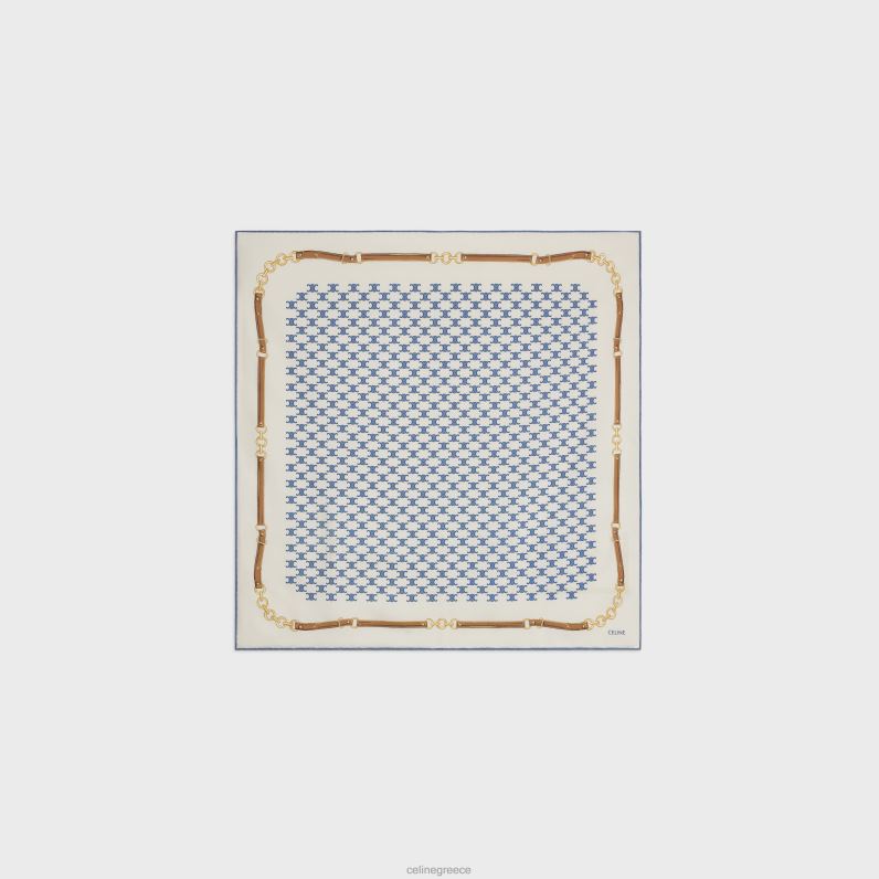 κληρονομιά μπαντάνα σε μεταξωτό twill γυναίκες CELINE 640PT1217 αξεσουάρ τζην